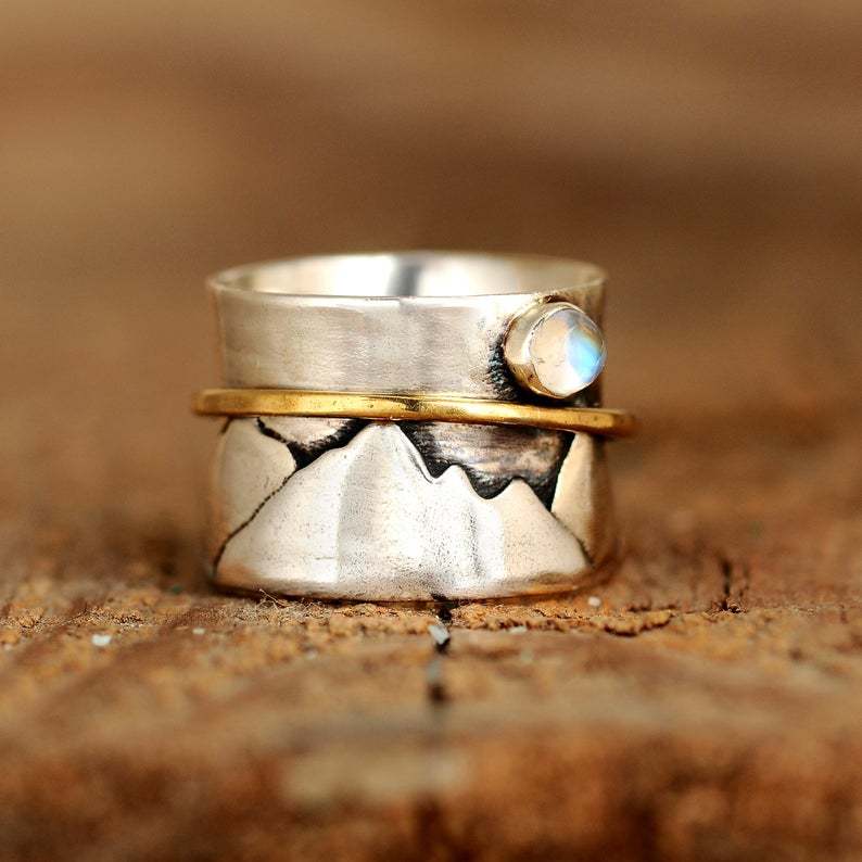 Delicate Artisan Gold Ring