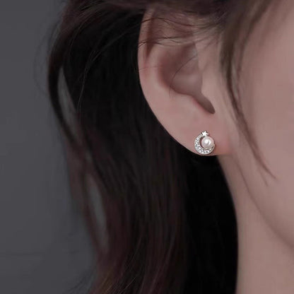 Delicate Artisan Pearl Earring