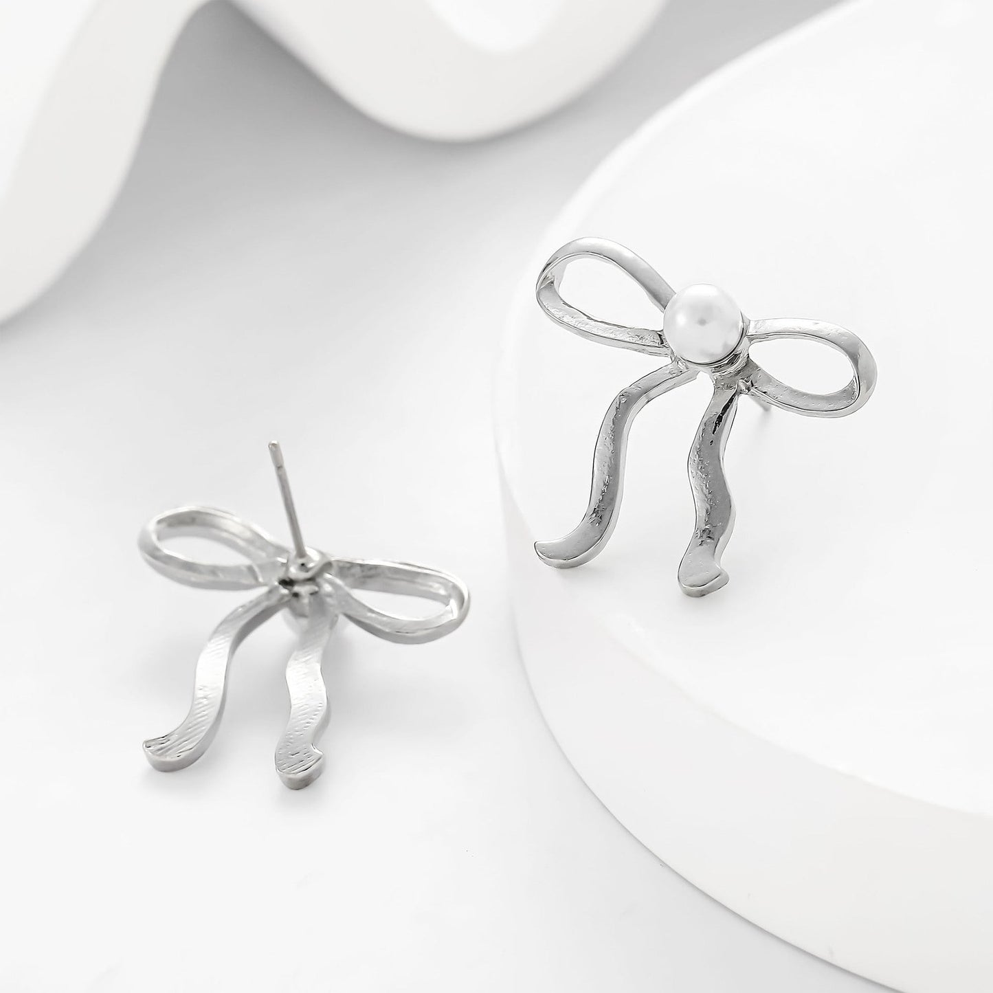 Delicate Artisan Pearl Earring