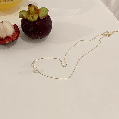 Vintage Handmade Pearl Necklace