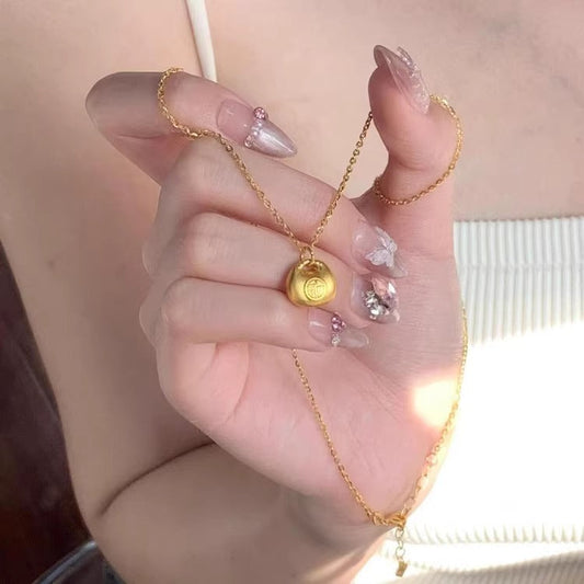 Delicate Artisan Gold Necklace