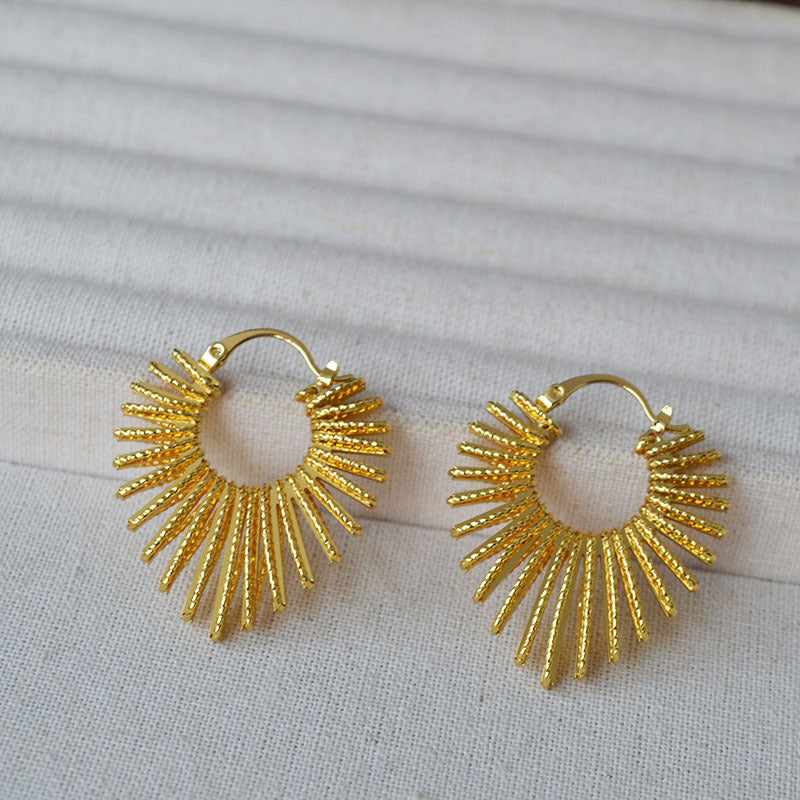 Beautiful Gold Earring with Unique Style