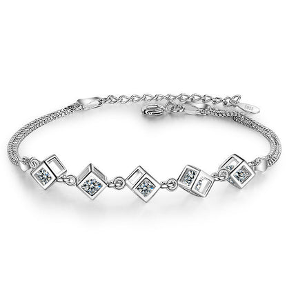 Romantic Silver Bracelet for Special Moments