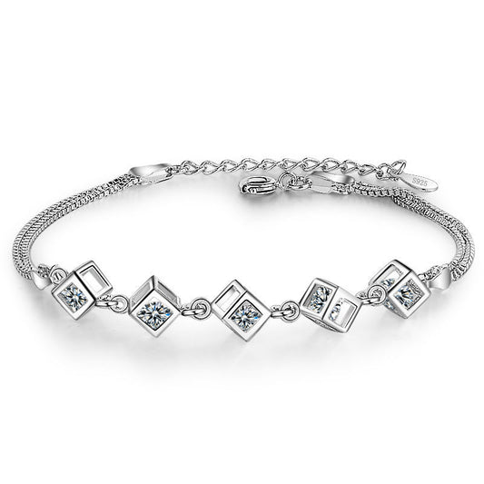 Romantic Silver Bracelet for Special Moments