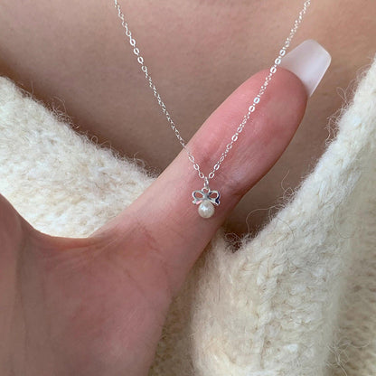 Vintage Handmade Pearl Necklace