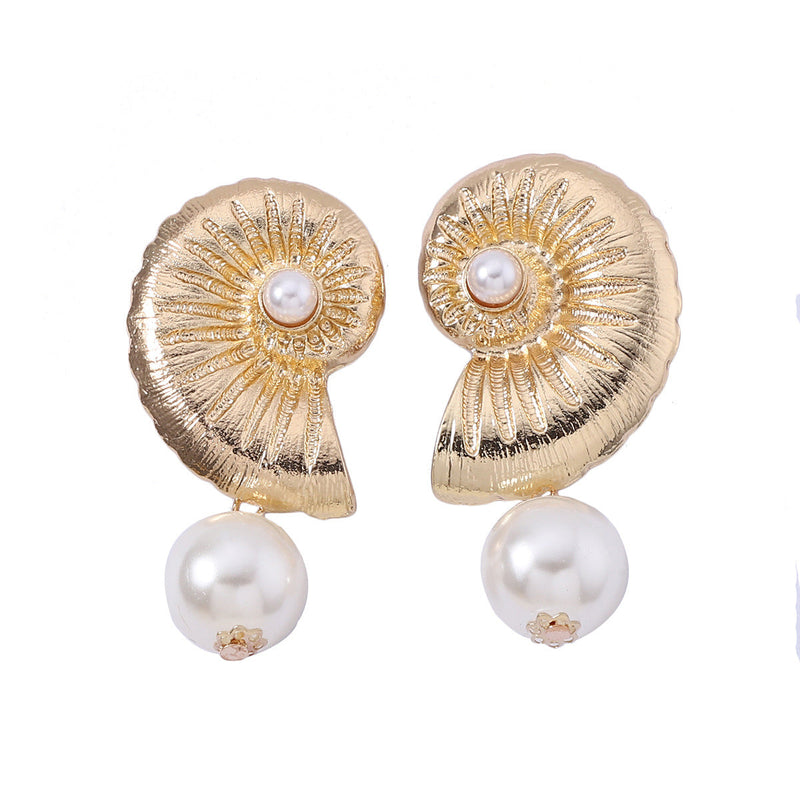 Delicate Artisan Pearl Earring