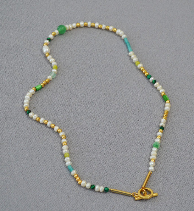 Delicate Artisan Pearl Necklace