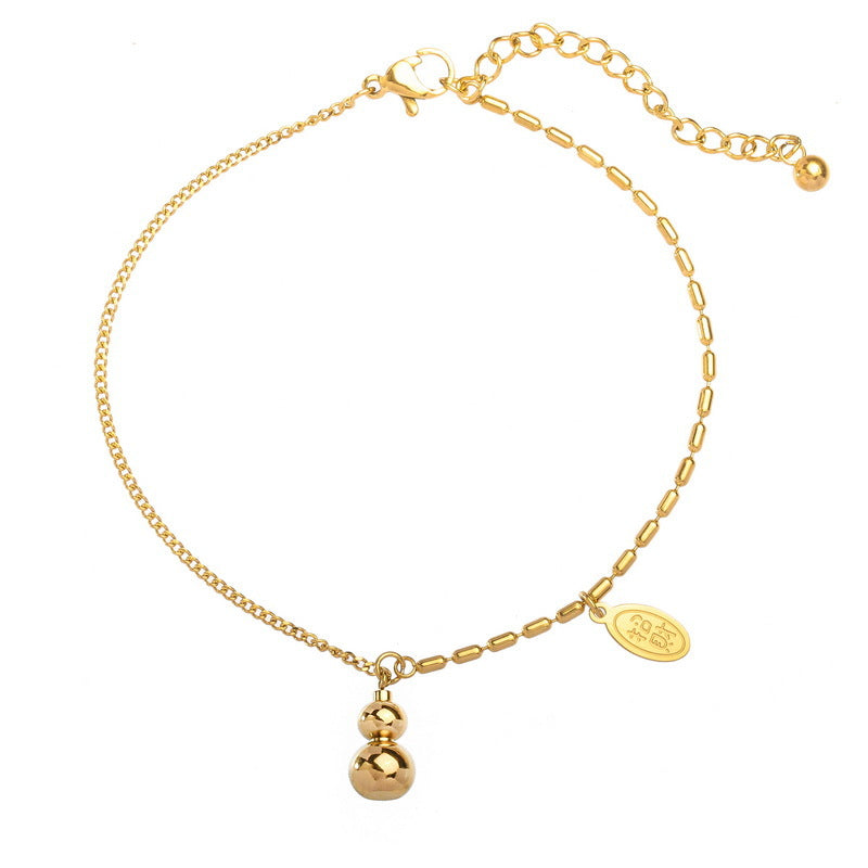 Beautiful Gold Anklet with Unique Style
