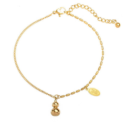 Beautiful Gold Anklet with Unique Style