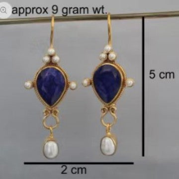 Delicate Artisan Pearl Earring