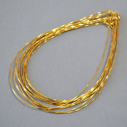 Delicate Artisan Gold Necklace