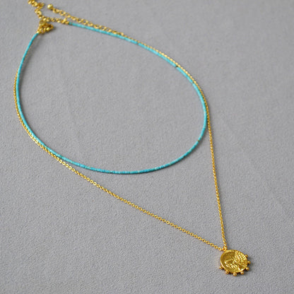 Beautiful Gold Necklace with Unique Style