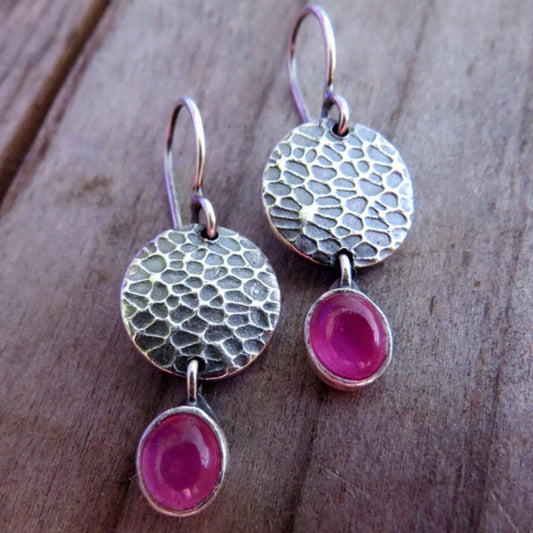 Vintage Handmade Silver Earring