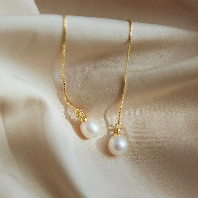 Delicate Artisan Pearl Earring