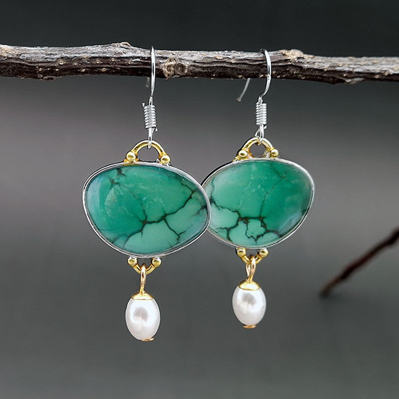 Delicate Artisan Pearl Earring