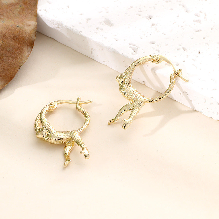 Delicate Artisan Silver Earring