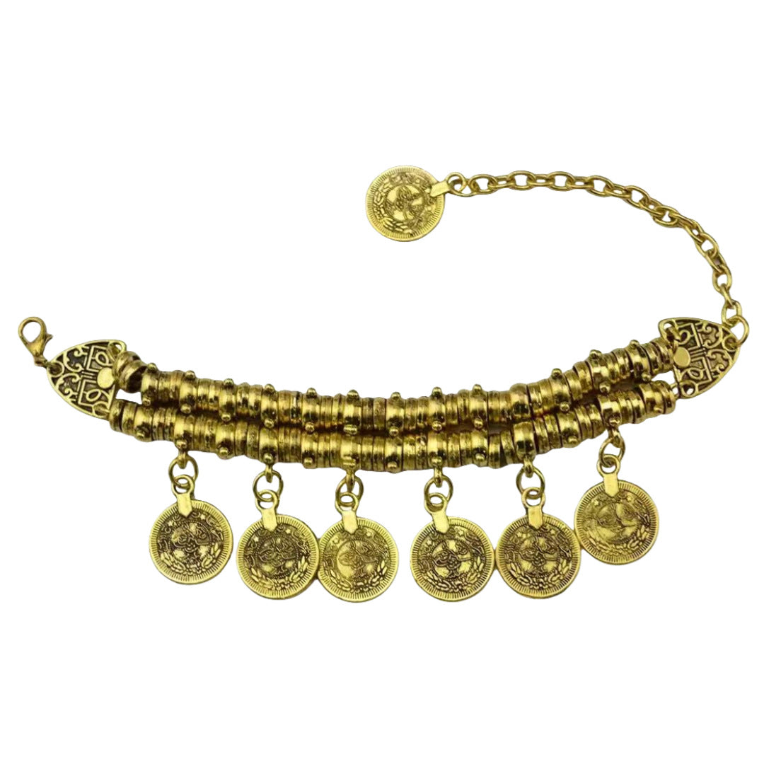 Delicate Artisan Gold Bracelet