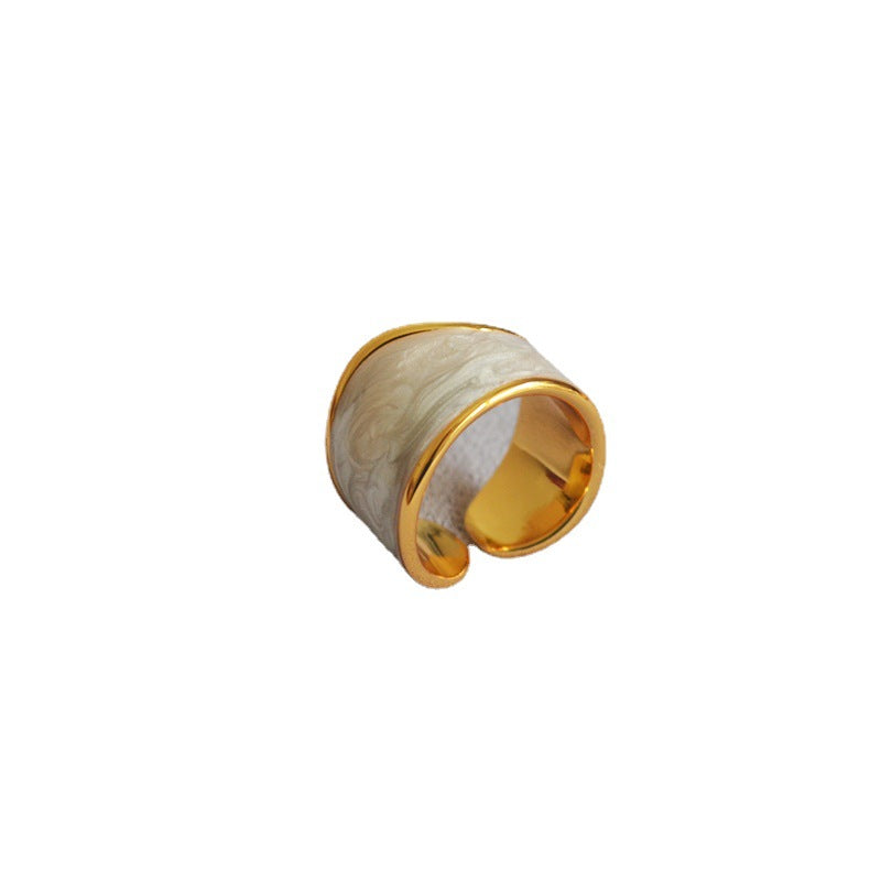 Delicate Artisan Pearl Ring