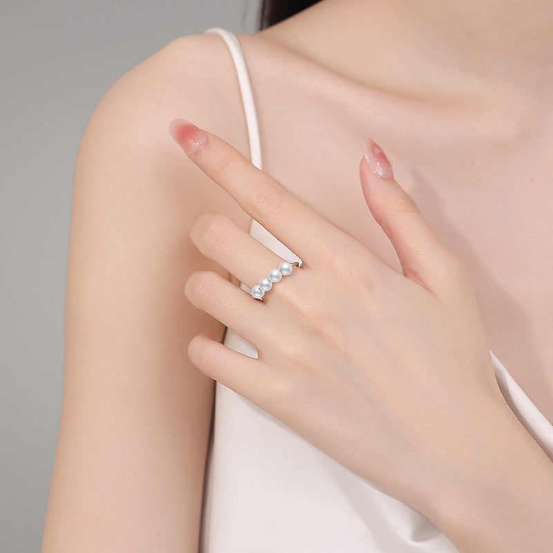 Vintage Handmade Pearl Ring