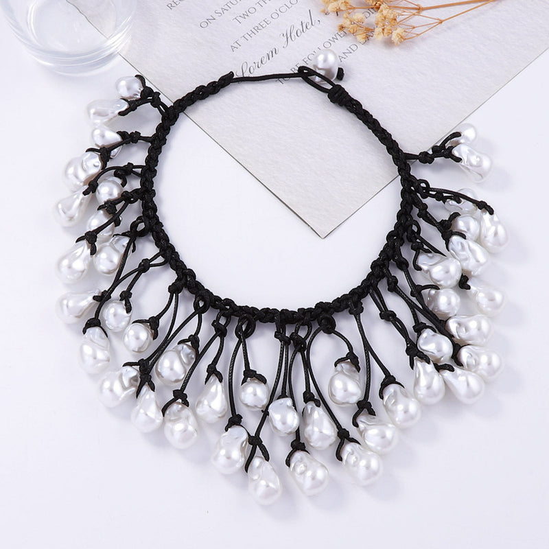 Vintage Handmade Pearl Necklace
