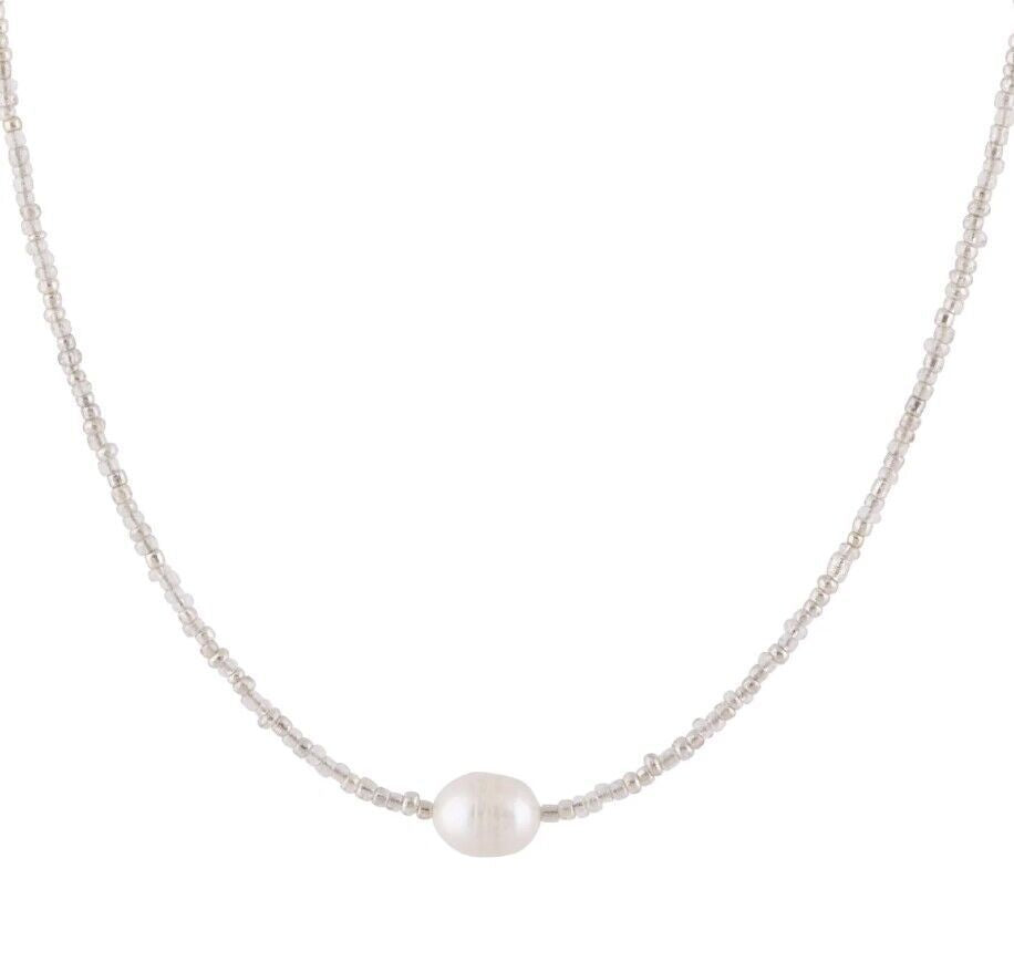 Delicate Artisan Pearl Necklace