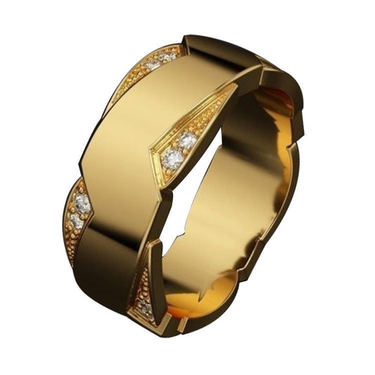 Romantic Gold Ring for Special Moments
