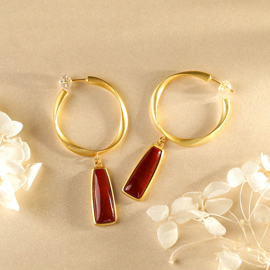 Delicate Artisan Silver Earring