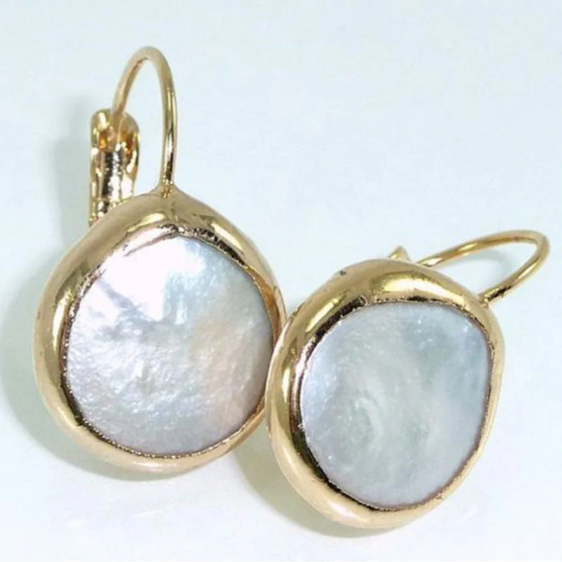 Delicate Artisan Gold Earring