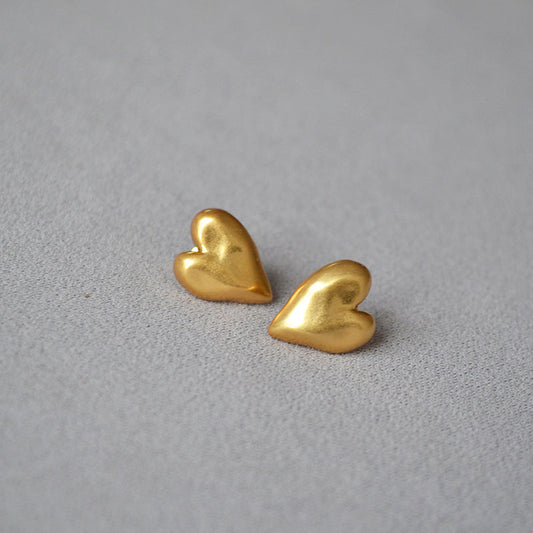 Delicate Artisan Gold Earring