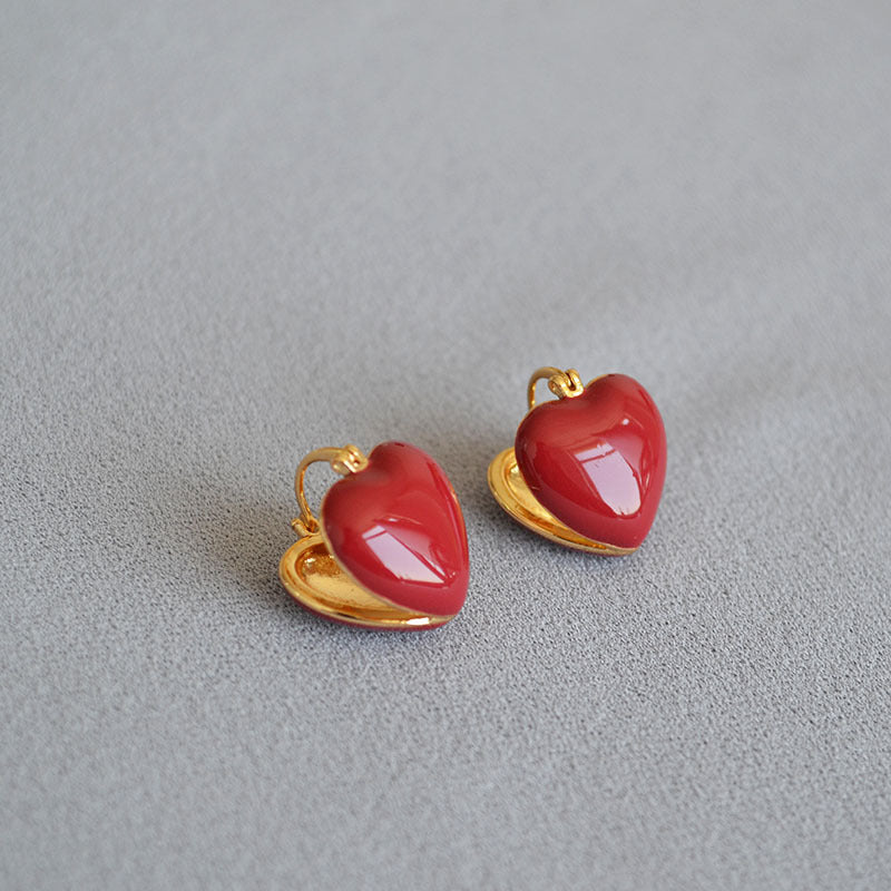 Delicate Artisan Gold Earring