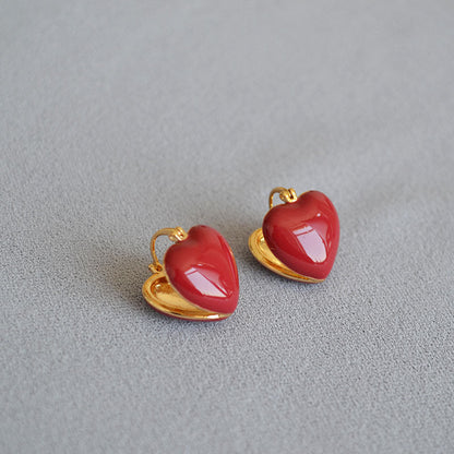 Delicate Artisan Gold Earring
