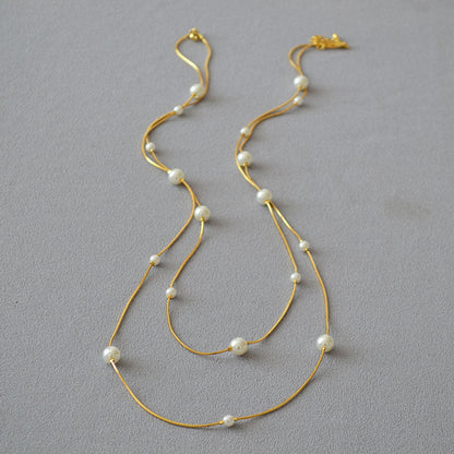 Romantic Pearl Necklace for Special Moments