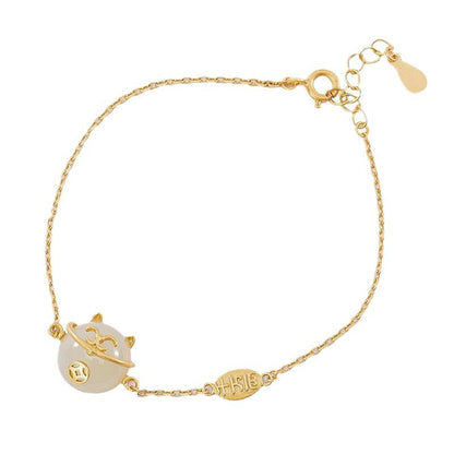 Delicate Artisan Gold Bracelet