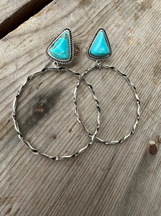 Delicate Artisan Silver Earring