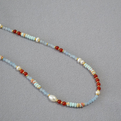 Delicate Artisan Pearl Necklace