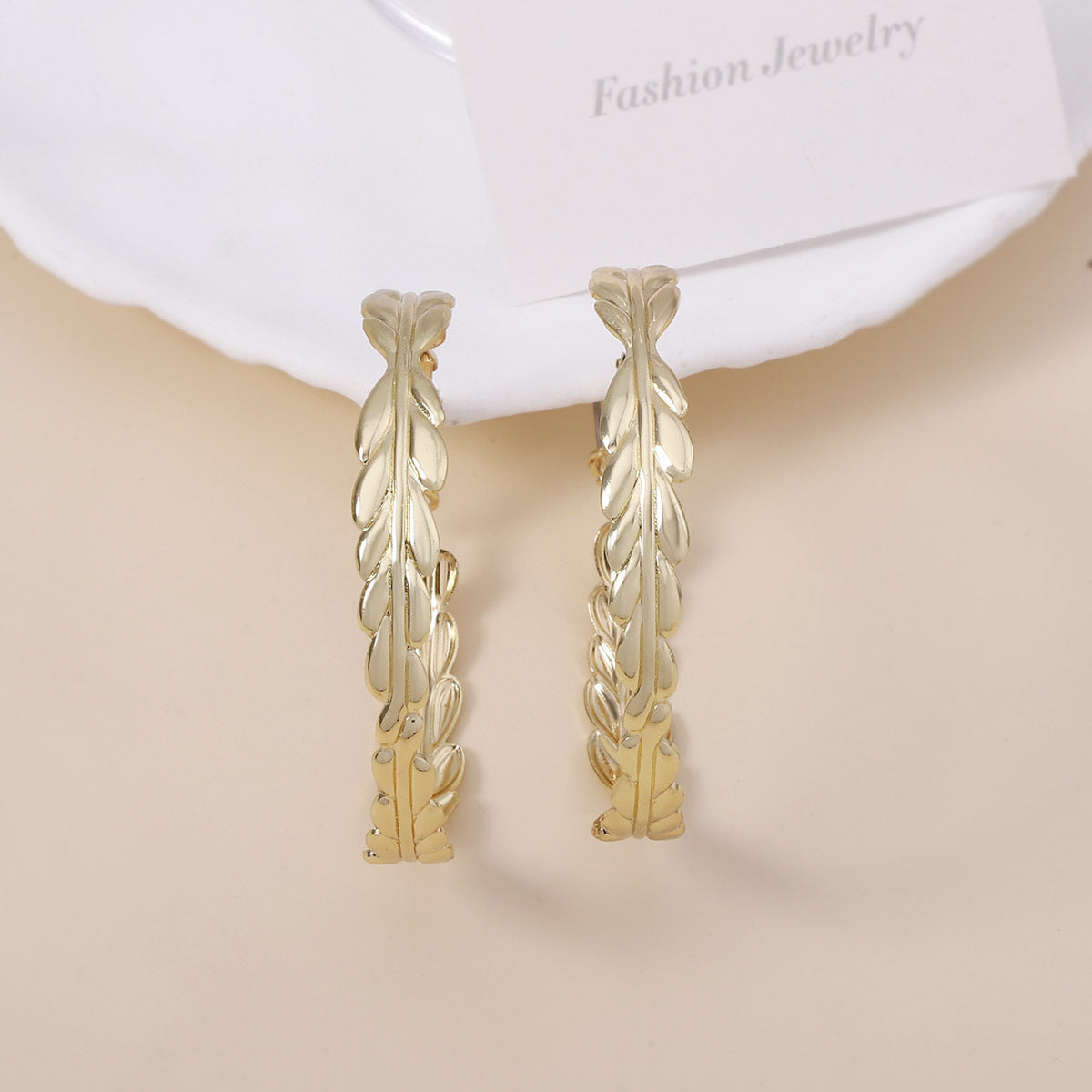 Beautiful Gold Earring with Unique Style