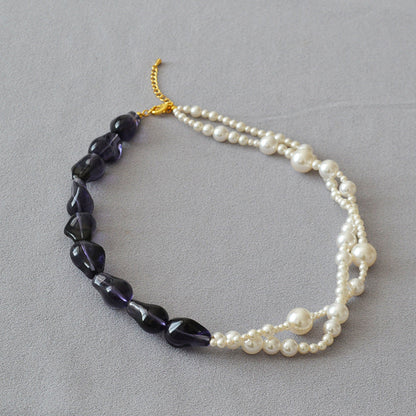 Vintage Handmade Pearl Necklace