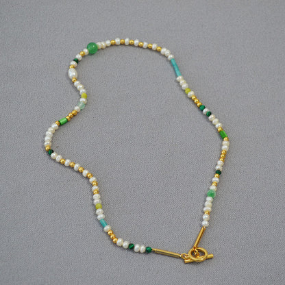 Delicate Artisan Pearl Necklace