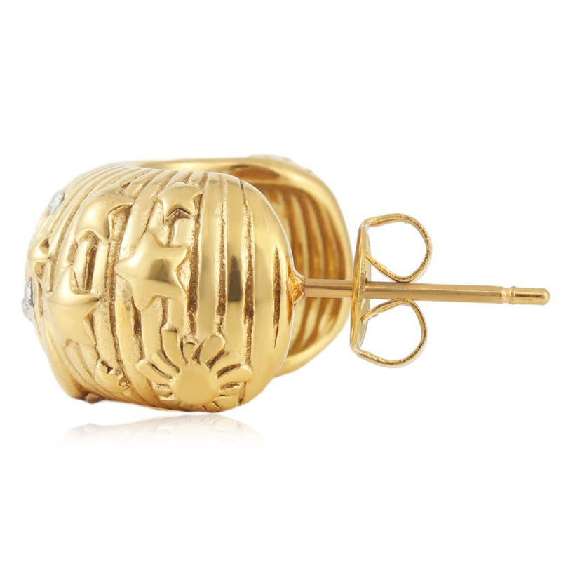 Romantic Gold Earring for Special Moments