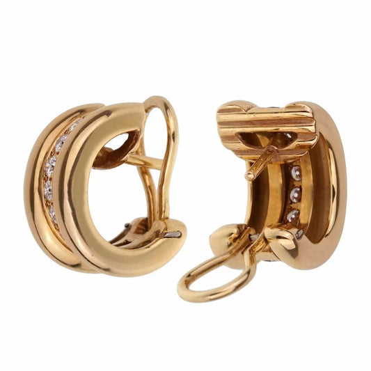 Delicate Artisan Gold Earring