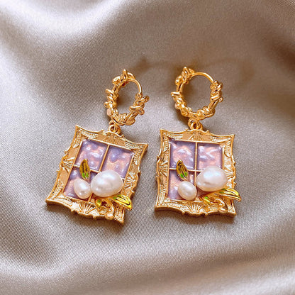 Vintage Handmade Pearl Earring