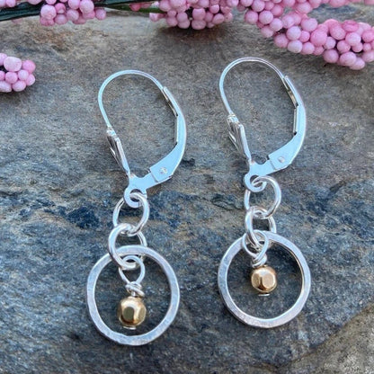 Vintage Handmade Gold Earring