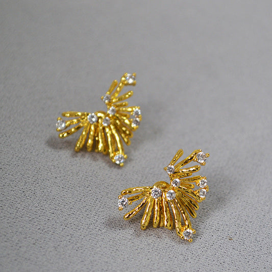 Vintage Handmade Silver Earring