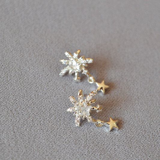Delicate Artisan Silver Earring