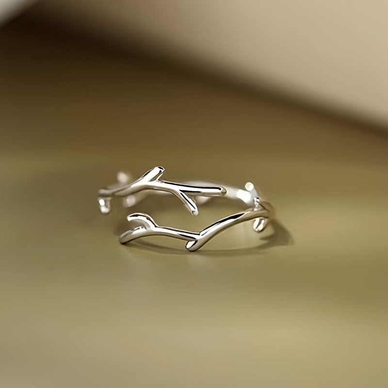 Delicate Artisan Silver Ring