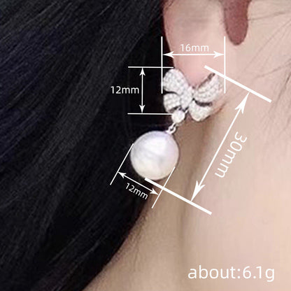 Delicate Artisan Pearl Earring