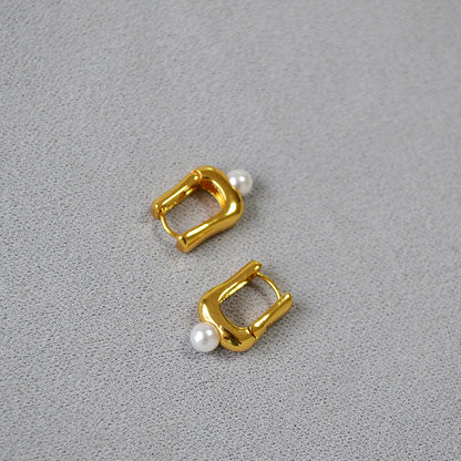 Delicate Artisan Pearl Earring