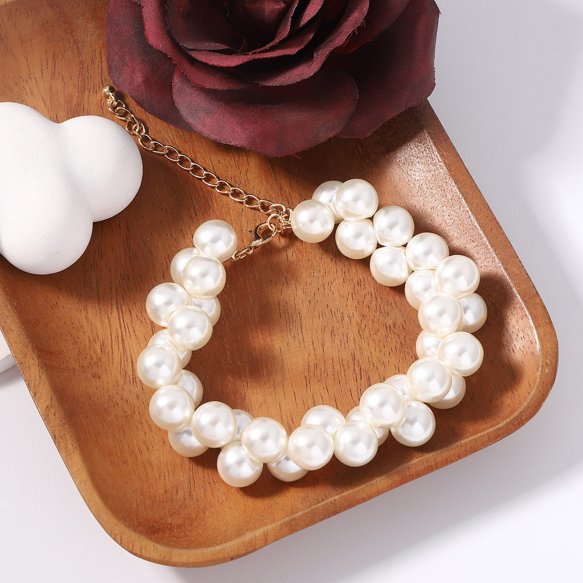 Vintage Handmade Pearl Necklace