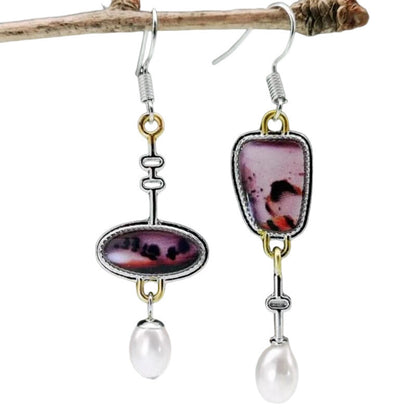 Delicate Artisan Pearl Earring