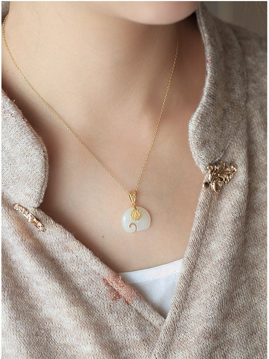 Vintage Handmade Gold Necklace